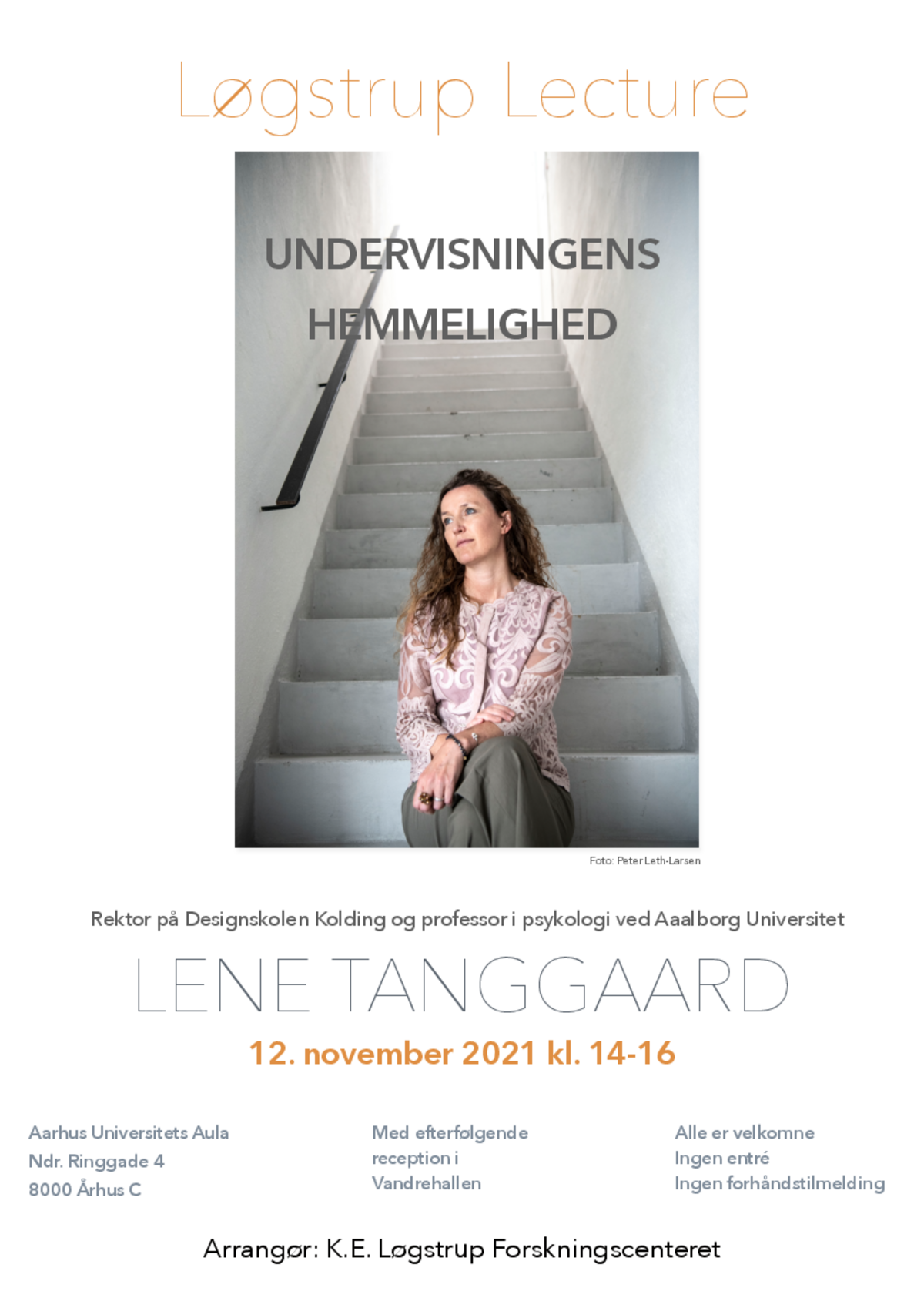 Løgstrup Lecture 2021: Lene Tanggaard